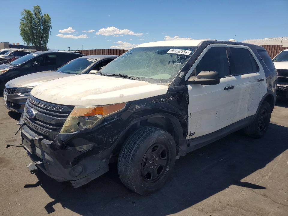 2015 Ford Explorer VIN 1FM5K8AR3FGC27075 COPART salvage auction — FRONT END, Nv - Certificate Of Title (P), sold $175 on 2026-07-27 (photo 1)