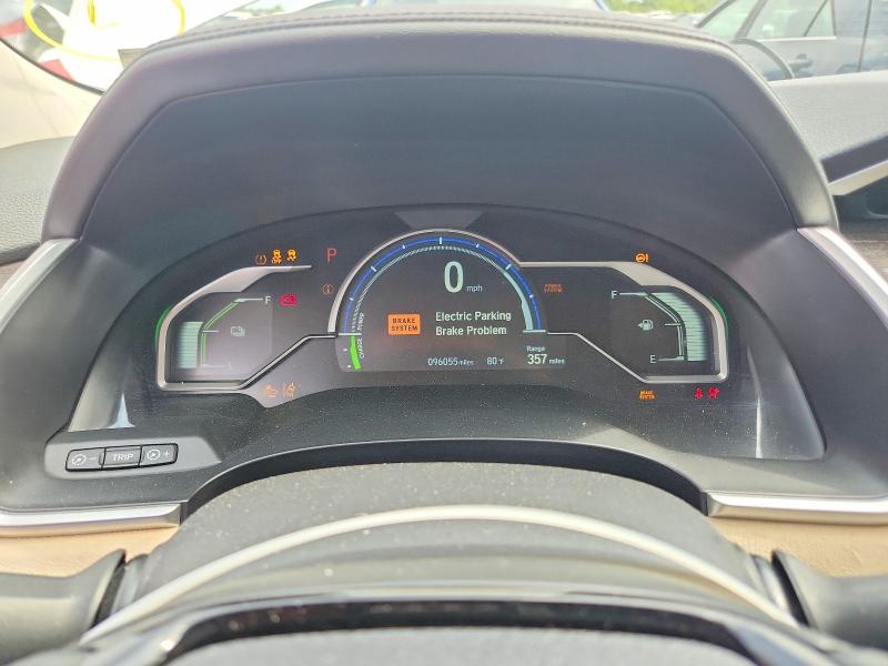 2018 Honda Clarity VIN JHMZC5F30JC013133 COPART salvage auction — SIDE, VA - CERT OF TITLE - SALVAGE, sold $500 on 2026-07-29 (photo 9)