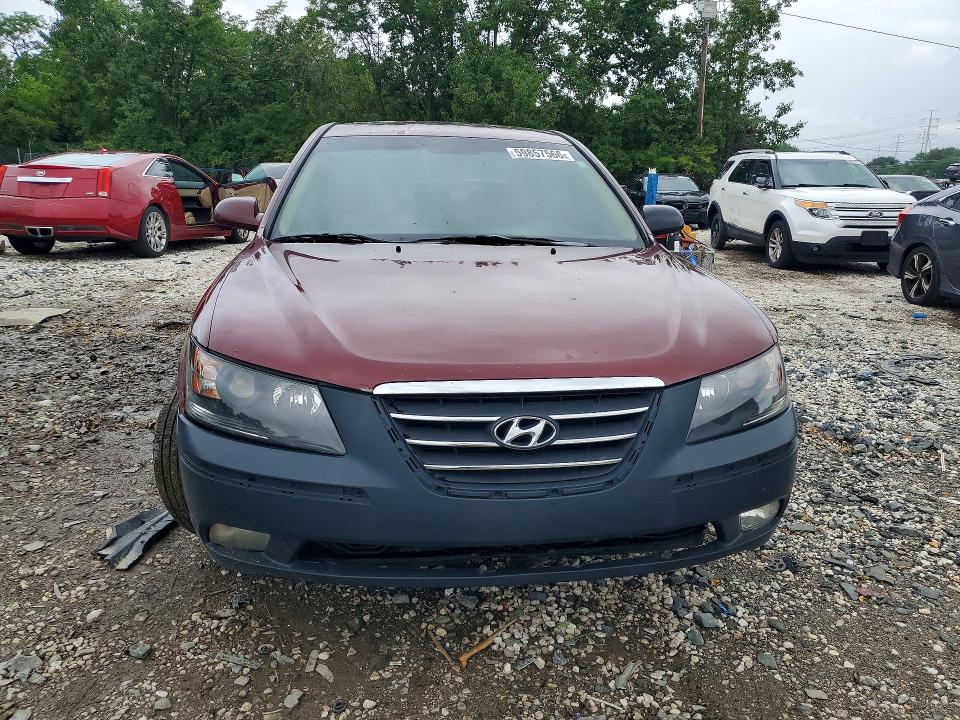 2009 Hyundai Sonata VIN 5NPEU46C79H524877 COPART salvage auction — REAR END, Md - Cert Of Salvage > 75% Damage, sold $125 on 2026-07-23 (photo 5)