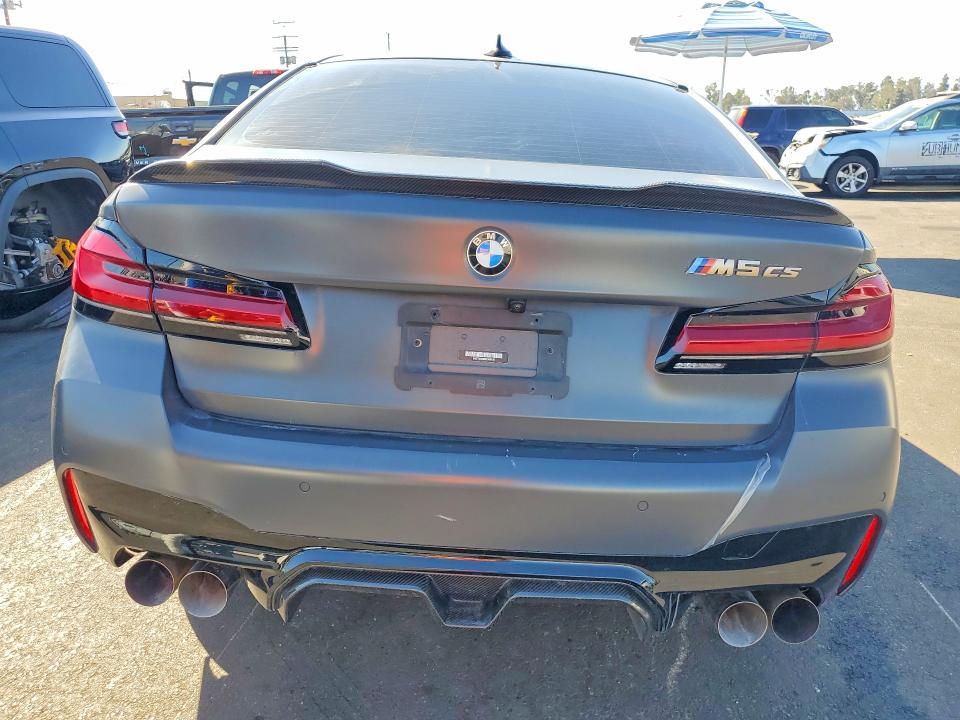2022 BMW M5 VIN WBS73CH06NCJ05135 COPART salvage auction — FRONT END, Ca - Salvage Certificate, sold $42,250 on 2026-07-29 (photo 6)