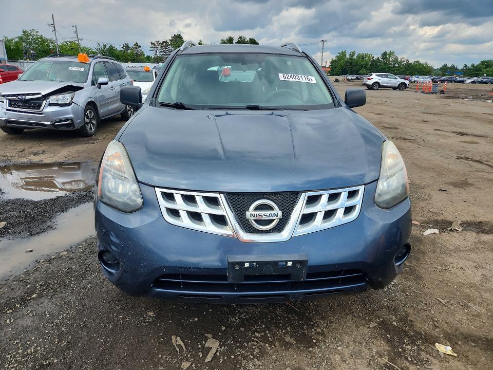 2014 Nissan Rogue VIN JN8AS5MT7EW601527 COPART salvage auction — FRONT END, CT - CERTIFICATE OF TITLE, sold $450 on 2026-07-28 (photo 5)