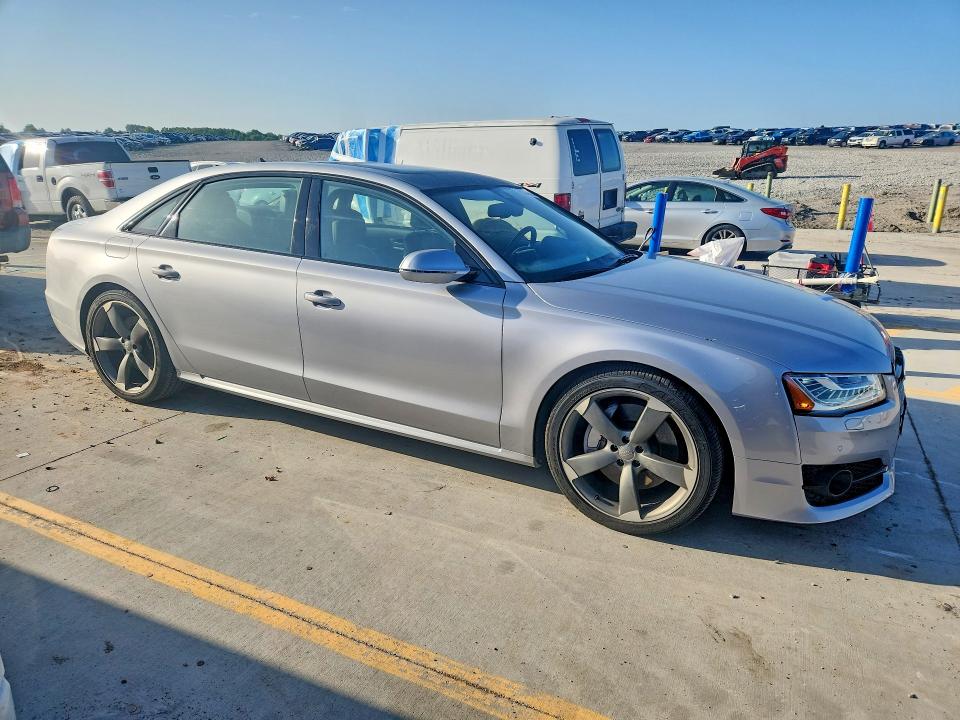 2017 Audi A8 VIN WAU43AFD0HN017644 COPART salvage auction — FRONT END, Ky - Cert Of Title-Salvage, sold $13,100 on 2026-08-06 (photo 4)