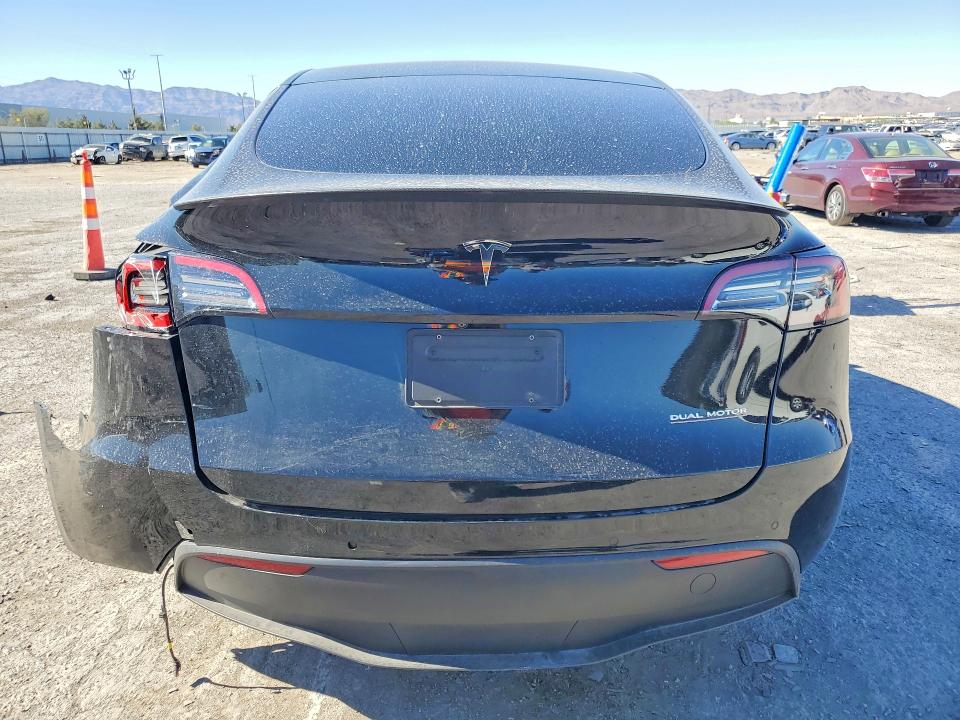 2021 Tesla Model y VIN 5YJYGDEF6MF251339 COPART salvage auction — REAR END, Nv - Salvage Title, sold $525 on 2026-07-21 (photo 6)