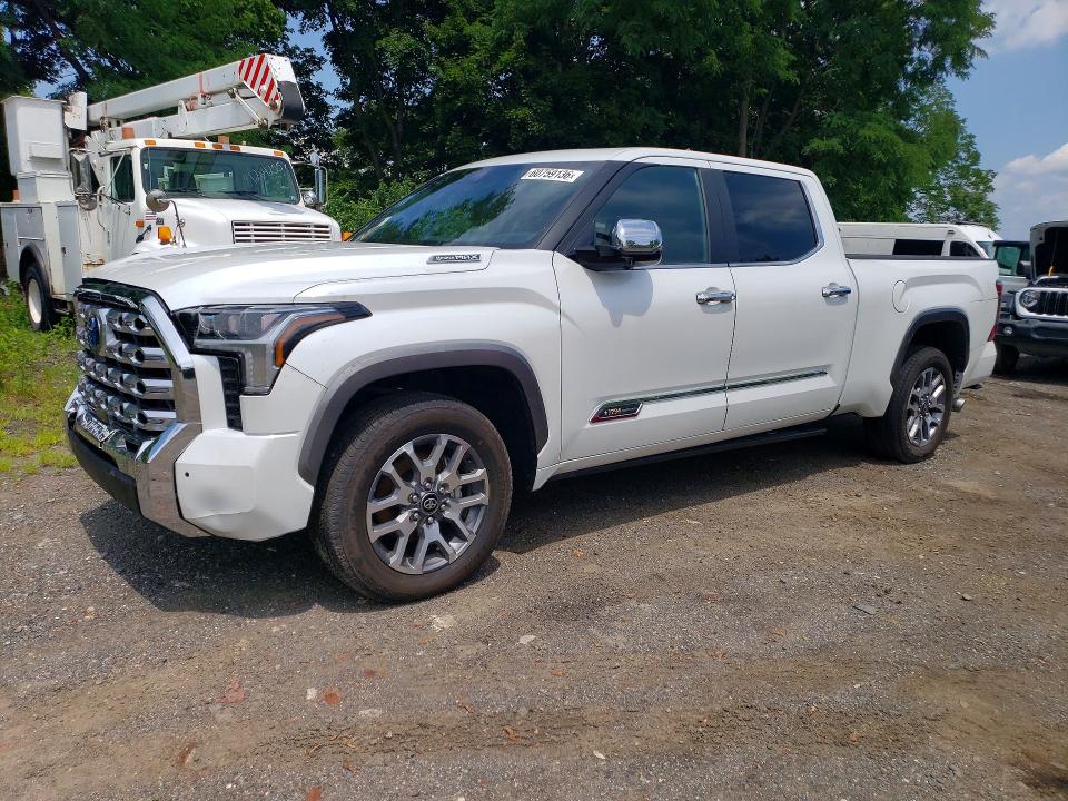2025 Toyota Tundra VIN 5TFMC5ECXSX009422 COPART salvage auction — SIDE, Nj - Cert Of Title-Salvage, sold $35,500 on 2026-07-23 (photo 1)