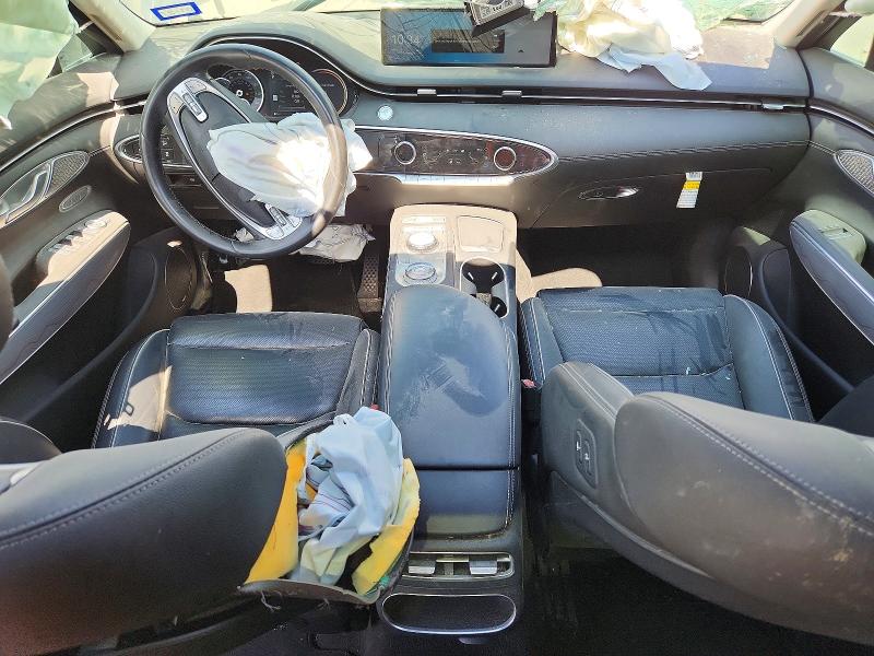 2023 Genesis Gv70 VIN KMUMADTB4PU138675 COPART salvage auction — ROLLOVER, Tx - Salvage Vehicle Title (P), sold $3,950 on 2026-07-10 (photo 8)