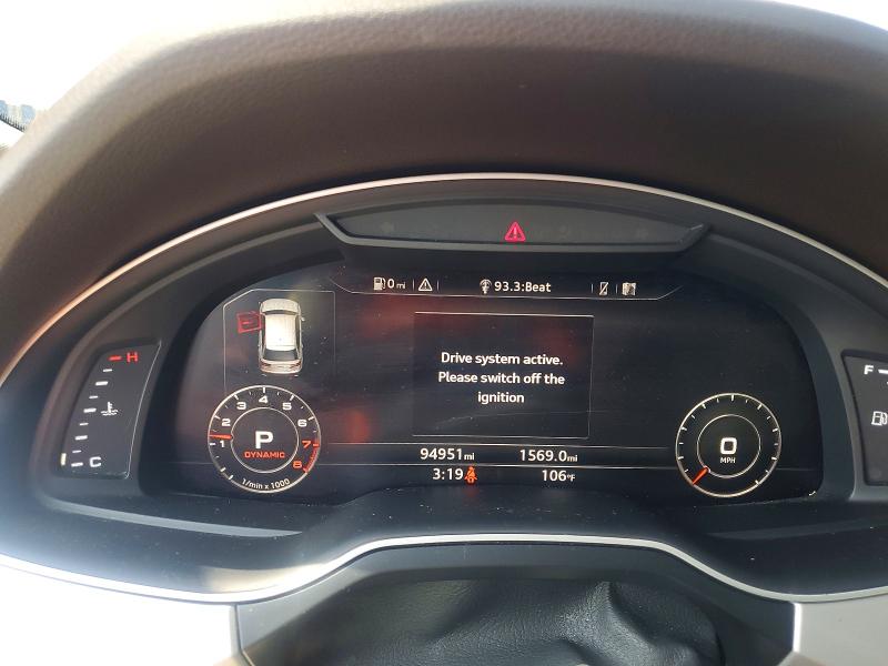 2019 Audi Q7 VIN WA1LHAF72KD027514 COPART salvage auction — MINOR DENT/SCRATCHES, FL - CERTIFICATE OF TITLE, sold $6,700 on 2026-07-28 (photo 9)