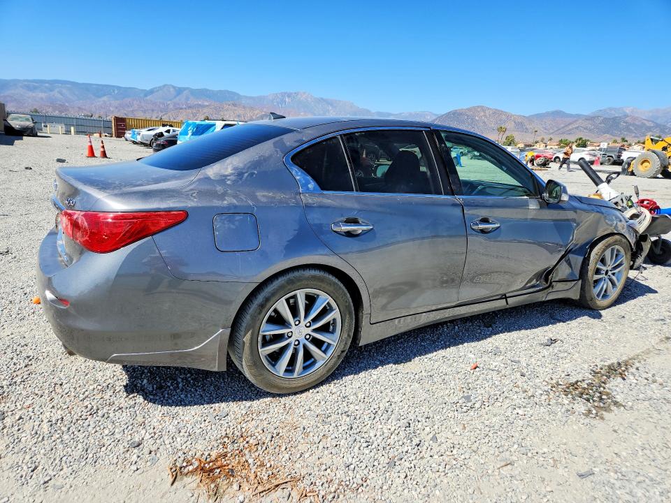 2016 Infiniti Q50 VIN JN1EV7APXGM303546 COPART salvage auction — SIDE, Ca - Salvage Certificate, sold $200 on 2026-07-29 (photo 3)