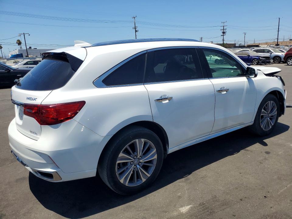 2020 Acura Mdx VIN 5J8YD4H8XLL001119 COPART salvage auction — FRONT END, Ca - Salvage Certificate, sold $3,000 on 2026-07-29 (photo 3)