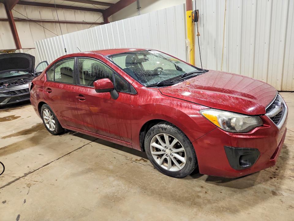 2014 Subaru Impreza VIN JF1GJAC6XEH024483 COPART salvage auction — REAR END, Pa - Certificate Of Salvage, sold $1,300 on 2026-07-17 (photo 4)