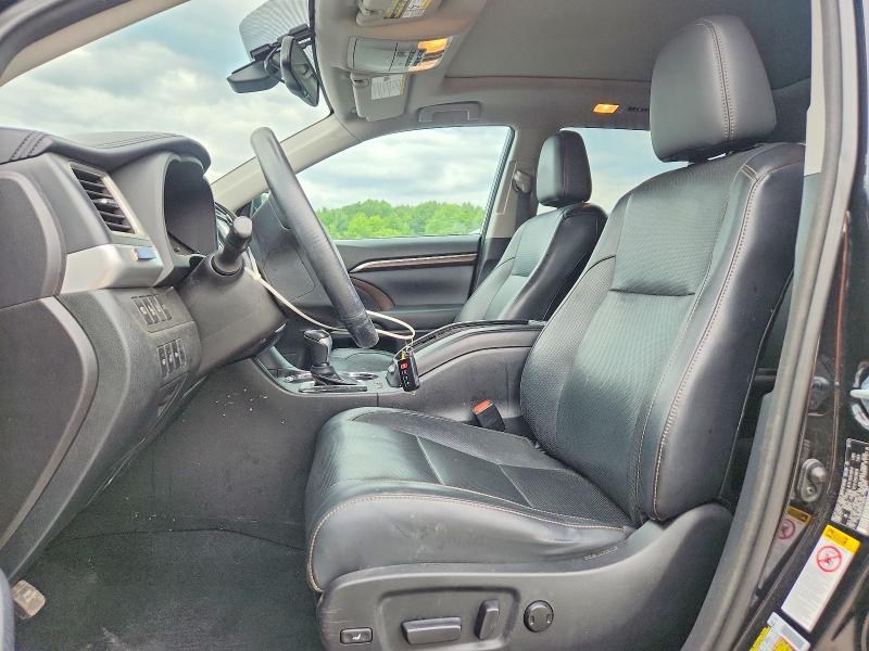 2015 Toyota Highlander VIN 5TDDKRFH3FS162613 COPART salvage auction — FRONT END, Ma - Cert Of Title-Reconstrctd Coll, sold $11,100 on 2026-07-17 (photo 7)