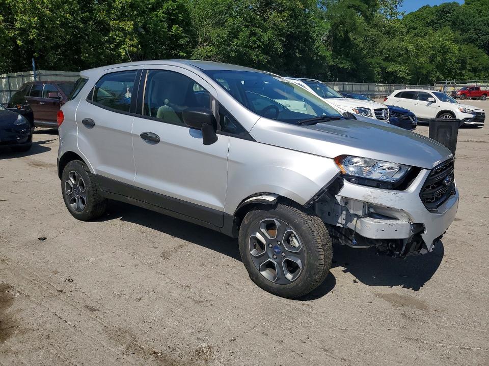 2021 Ford Ecosport VIN MAJ3S2FE7MC439518 COPART salvage auction — FRONT END, Pa - Certificate Of Salvage, sold $100 on 2026-07-30 (photo 4)