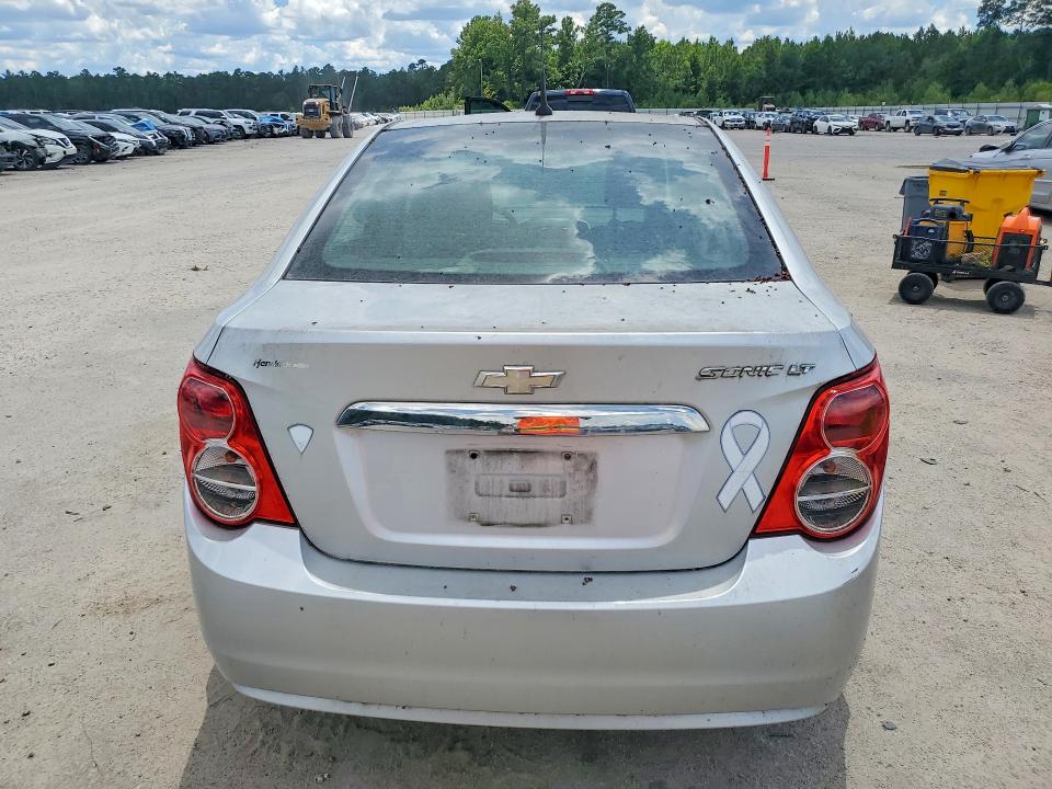 2014 Chevrolet SONIC VIN 1G1JC5SH4E4239250 COPART salvage auction — FRONT END, Sc - Certificate Of Title, sold $575 on 2026-07-27 (photo 6)