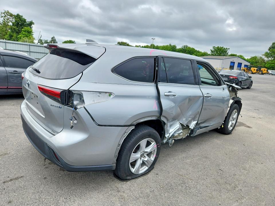 2021 Toyota Highlander VIN 5TDBBRCH6MS521249 COPART salvage auction — SIDE, Nj - Cert Of Title-Salvage, sold $6,800 on 2026-07-21 (photo 3)