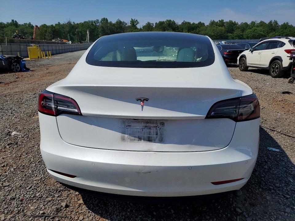 2022 Tesla Model 3 VIN 5YJ3E1EA8NF357084 COPART salvage auction — FRONT END, Nj - Certificate Of Title, sold $2,700 on 2026-07-31 (photo 6)