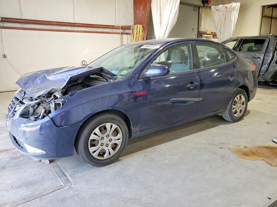 2010 Hyundai Elantra VIN KMHDU4ADXAU066270 COPART salvage auction — FRONT END, NY - MV-907A SALVAGE CERTIFICATE, sold $425 on 2026-07-20 (photo 1)