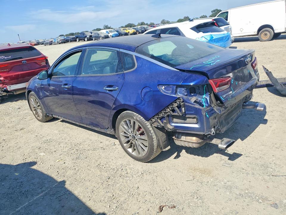 2019 Kia Optima VIN 5XXGV4L27KG292414 COPART salvage auction — REAR END, Ca - Salvage Certificate, sold $3,200 on 2026-07-09 (photo 2)