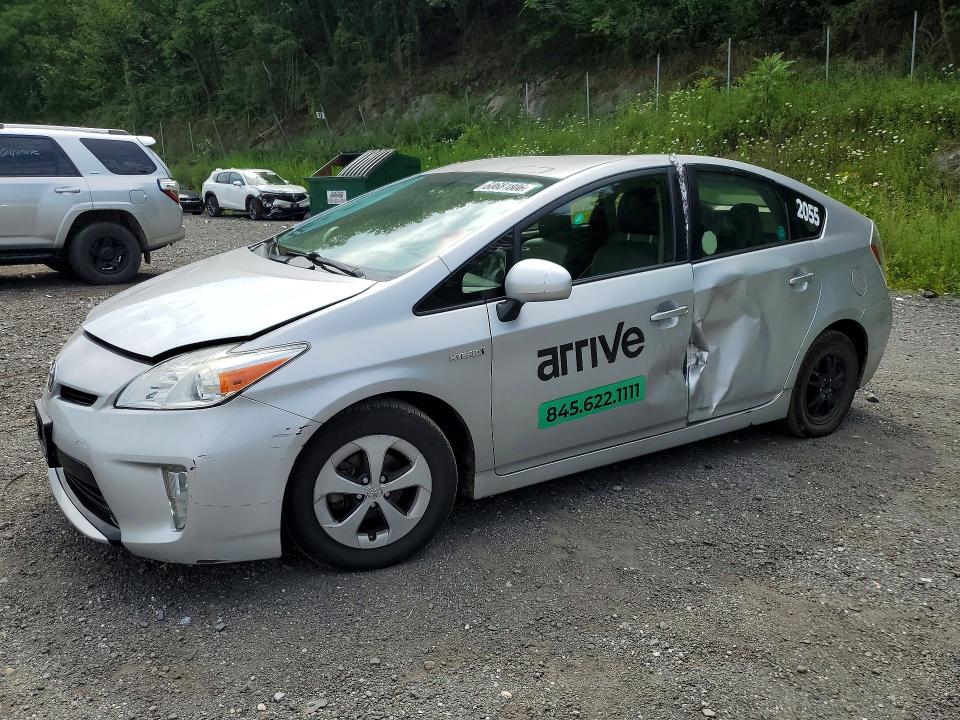2014 Toyota Prius VIN JTDKN3DU3E0362145 COPART salvage auction — SIDE, Ny - Mv-907A Salvage Certificate, sold $750 on 2026-07-28 (photo 1)