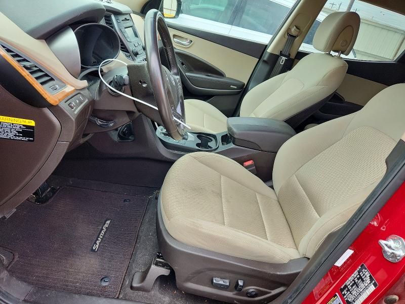 2013 Hyundai Santa fe VIN 5XYZU3LB6DG037418 COPART salvage auction — MECHANICAL, TX - CERTIFICATE OF TITLE, sold $800 on 2026-07-21 (photo 7)