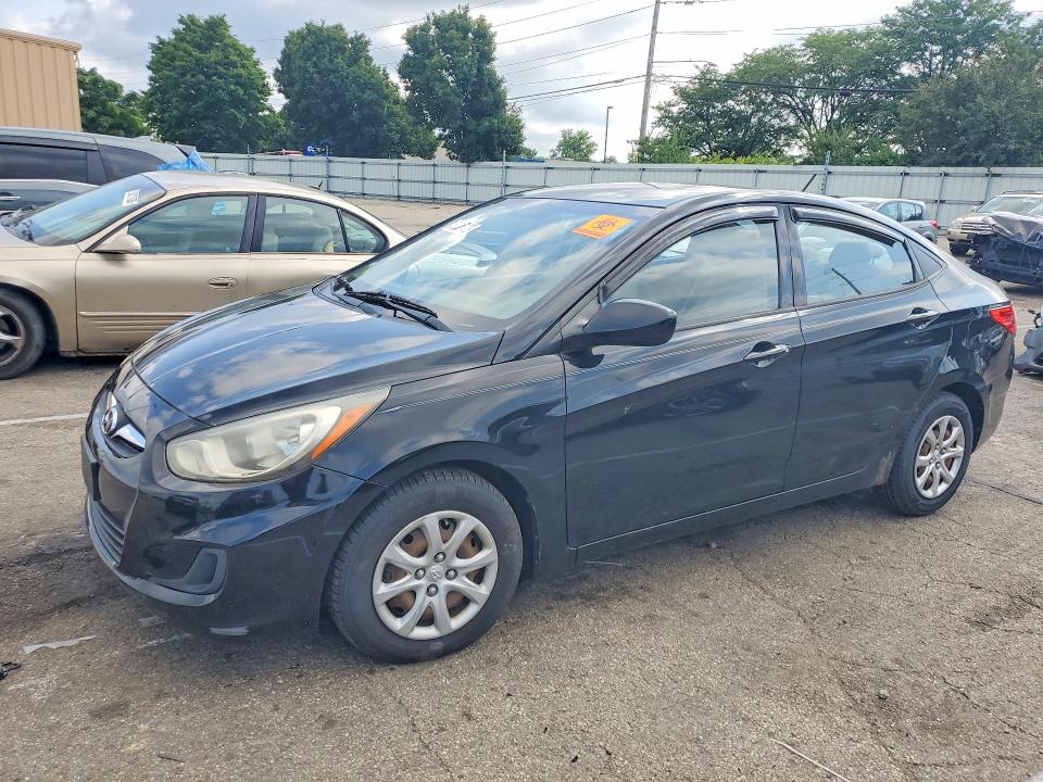2013 Hyundai VIN KMHCT4AE2DU459675 COPART salvage auction — VANDALISM, Oh - Cert Of Title-Salvage, sold $200 on 2026-07-15 (photo 1)