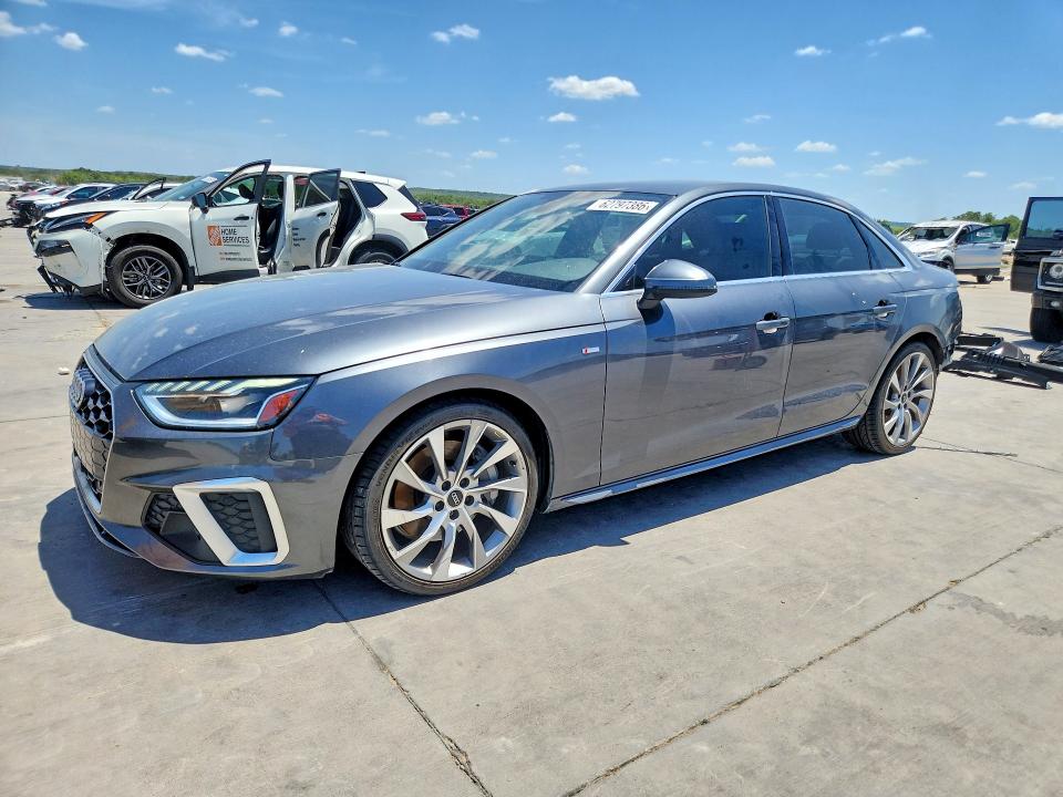 2021 Audi A4 VIN WAUEAAF4XMA039842 — COPART salvage auction photo