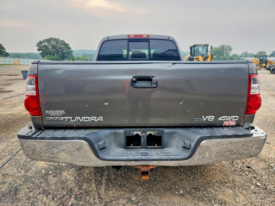 2006 Toyota Tundra VIN 5TBBT44186S476053 COPART salvage auction — REAR END, Wi - Certificate Of Title, sold $500 on 2026-07-28 (photo 6)