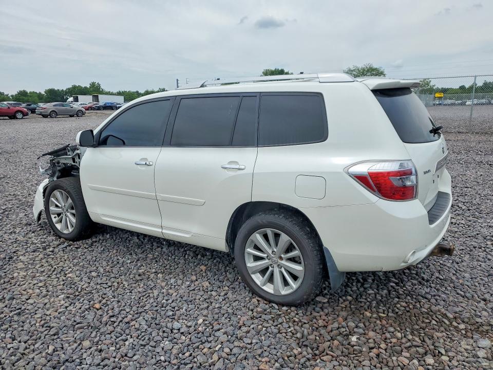 2008 Toyota Highlander hybrid VIN JTEEW44AX82025126 COPART salvage auction — FRONT END, IN - CERT OF TITLE-SALVAGE TITLE (P), sold $30 on 2026-07-28 (photo 2)