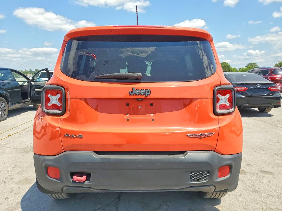 2015 Jeep Renegade VIN ZACCJBCT5FPC01228 COPART salvage auction — FRONT END, Oh - Certificate Of Title, sold $1,550 on 2026-08-17 (photo 6)