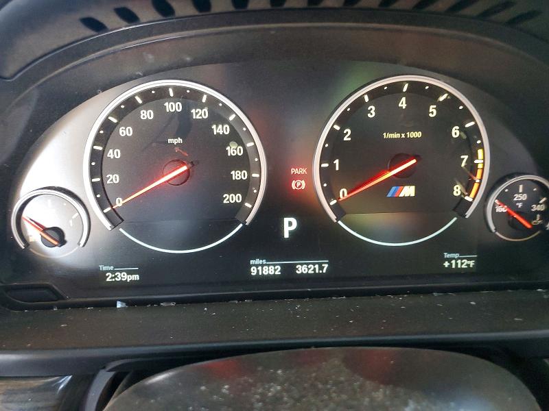 2013 BMW M5 VIN WBSFV9C51DD096994 COPART salvage auction — ROLLOVER, AZ - CERTIFICATE OF TITLE, sold $225 on 2026-07-22 (photo 9)
