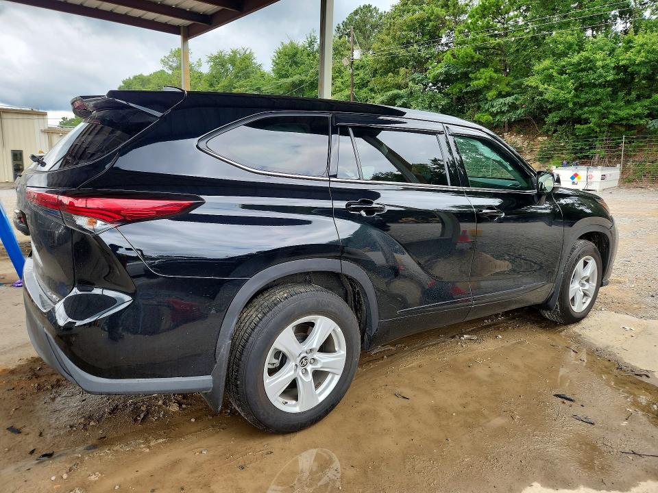 2021 Toyota Highlander VIN 5TDBZRBH4MS095655 COPART salvage auction — FRONT END, Al - Cert Of Title-Salvage Title, sold $5,800 on 2026-07-28 (photo 3)