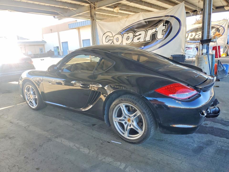 2009 Porsche Cayman VIN WP0AA29869U760168 COPART salvage auction — REAR END, Ca - Salvage Certificate, sold $10,300 on 2026-08-04 (photo 2)