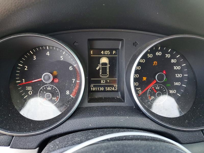 2013 Volkswagen Golf VIN WVWDB7AJ5DW131438 COPART salvage auction — FRONT END, Ca - Salvage Certificate, sold $675 on 2026-08-19 (photo 9)