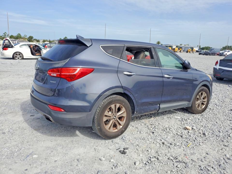2015 Hyundai Santa fe VIN 5XYZT3LBXFG247851 COPART salvage auction — FRONT END, Fl - Cert Of Title Slvg Rebuildable, sold $450 on 2026-07-24 (photo 3)