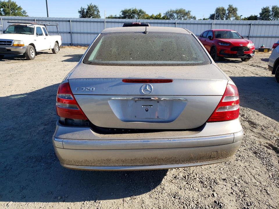 2005 Mercedes-benz E-class VIN WDBUF65J55A669496 COPART salvage auction — REAR END, Ca - Dlr/Dis/Exp Only Salvage Title, sold $450 on 2026-08-18 (photo 6)