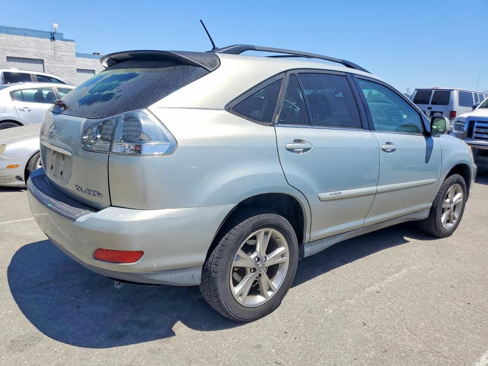 2007 Lexus Rx 400h VIN JTJGW31U172002075 COPART salvage auction — REAR END, CA - SALVAGE CERTIFICATE, sold $1,300 on 2026-07-23 (photo 3)