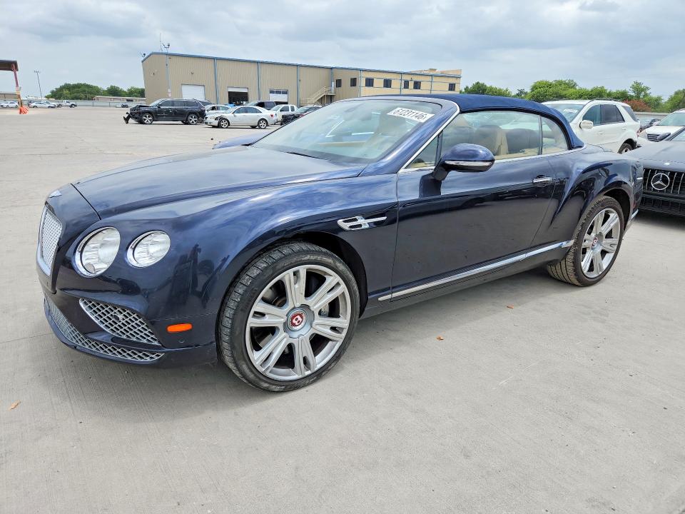 2016 Bentley Continental VIN SCBGT3ZA8GC055326 — COPART salvage auction photo