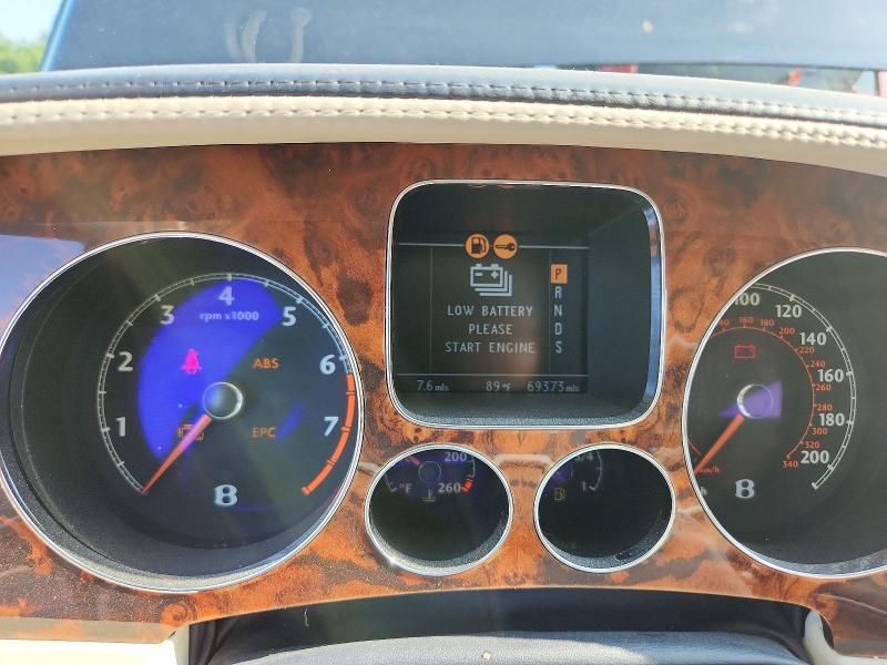 2009 Bentley Continental VIN SCBBR93W59C060518 COPART salvage auction — REAR END, Md - Cert Of Salvage > 75% Damage, sold $3,600 on 2026-07-31 (photo 9)