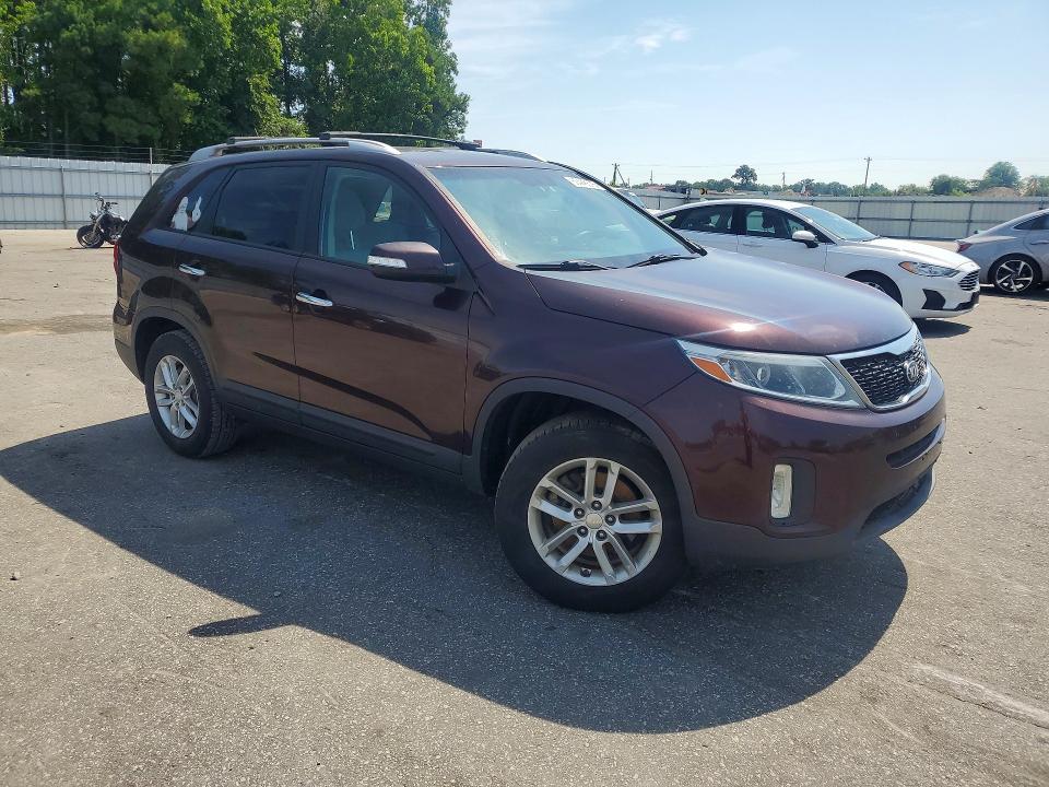 2014 Kia Sorento VIN 5XYKT3A67EG479121 COPART salvage auction — FRONT END, Nc - Salvage Certificate Of Title, sold $250 on 2026-07-28 (photo 4)