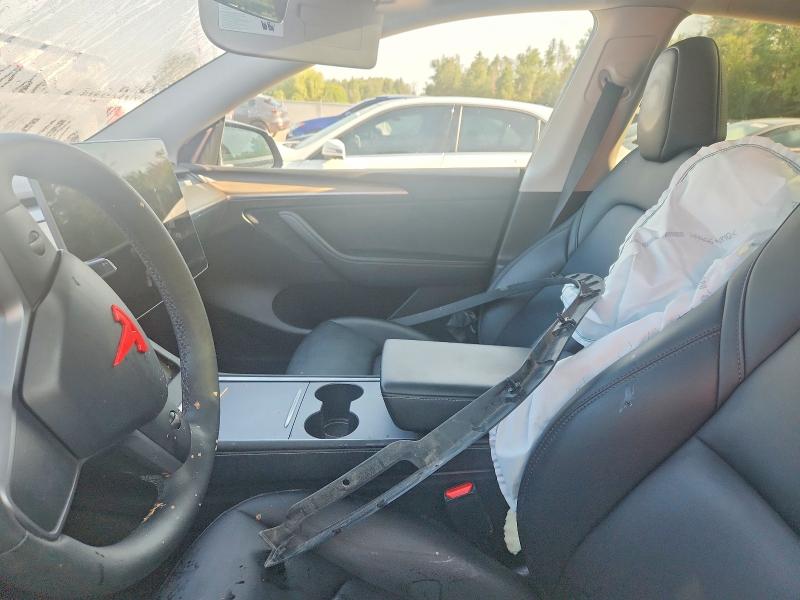 2023 Tesla Model y VIN LRWYGDEE0PC105007 COPART salvage auction — FRONT END, ON - PERMIT NO BRAND - UNFIT, sold $16,950 on 2026-08-18 (photo 7)