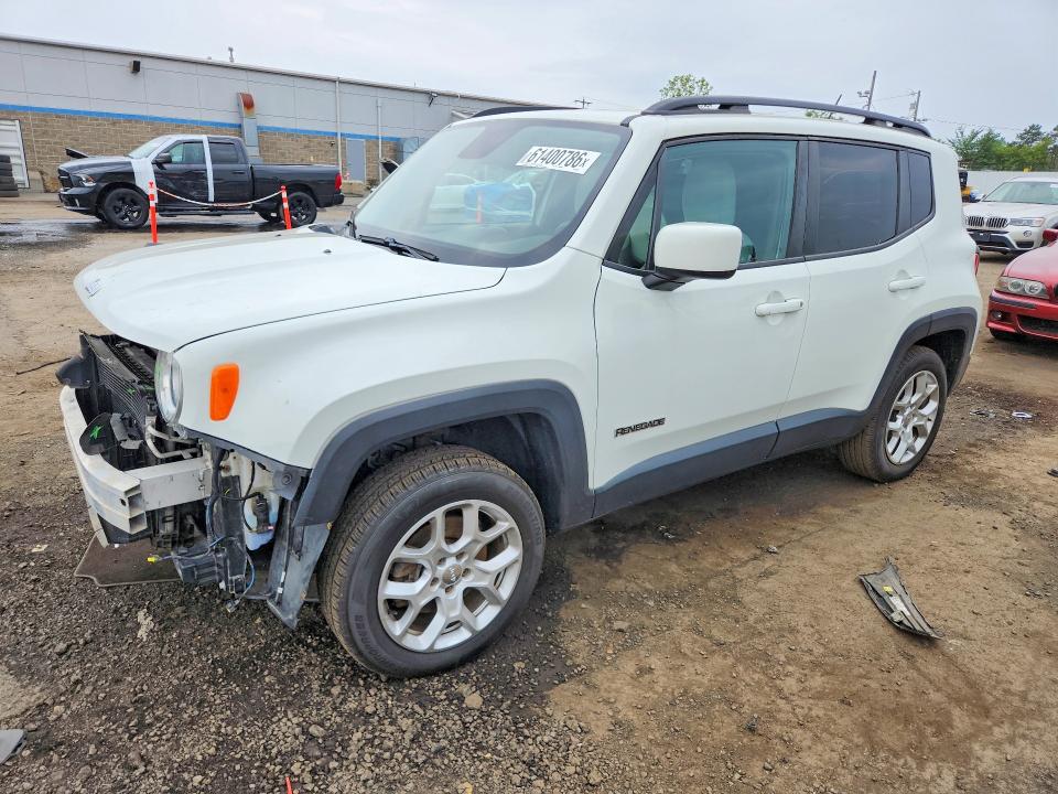 2015 Jeep Renegade VIN ZACCJBBT5FPB40917 COPART salvage auction — FRONT END, Ct - Cert Of Title-Salvage, sold $700 on 2026-07-31 (photo 1)