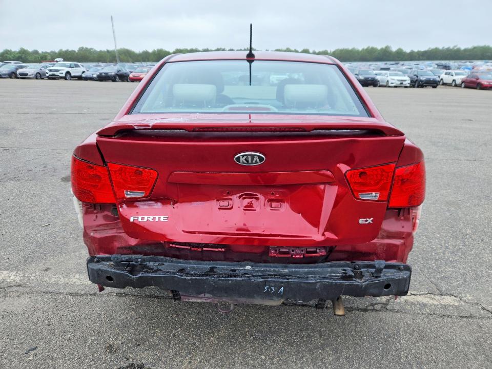 2010 Kia Forte VIN KNAFU4A28A5257494 COPART salvage auction — REAR END, Ny - Mv-907A Salvage Certificate, sold $475 on 2026-07-13 (photo 6)