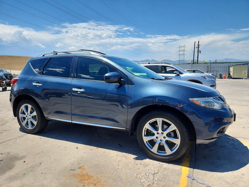 2014 Nissan Murano VIN JN8AZ1MW6EW503605 COPART salvage auction — VANDALISM, Co - Public - Salvage Title, sold $275 on 2026-07-29 (photo 4)