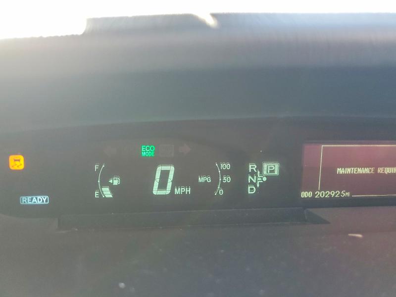 2012 Toyota Prius VIN JTDKN3DUXC1609099 COPART salvage auction — FRONT END, Ca - Salvage Certificate, sold $900 on 2026-07-27 (photo 9)