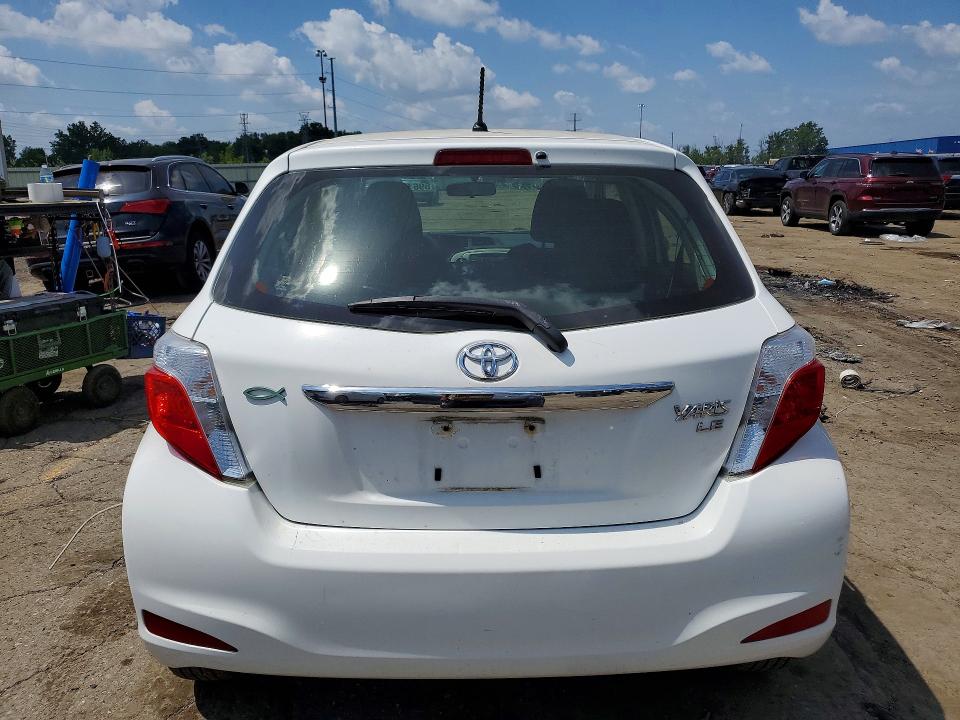 2014 Toyota Yaris VIN JTDKTUD32ED579021 COPART salvage auction — FRONT END, Mi - Certificate Of Title, sold $1,900 on 2026-07-14 (photo 6)