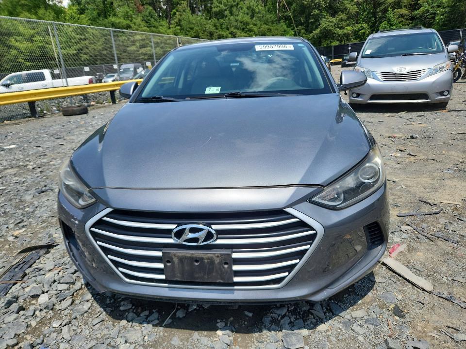 2017 Hyundai Elantra VIN KMHD74LF0HU109529 COPART salvage auction — VANDALISM, MD - CERTIFICATE OF TITLE, sold $1,550 on 2026-07-31 (photo 5)