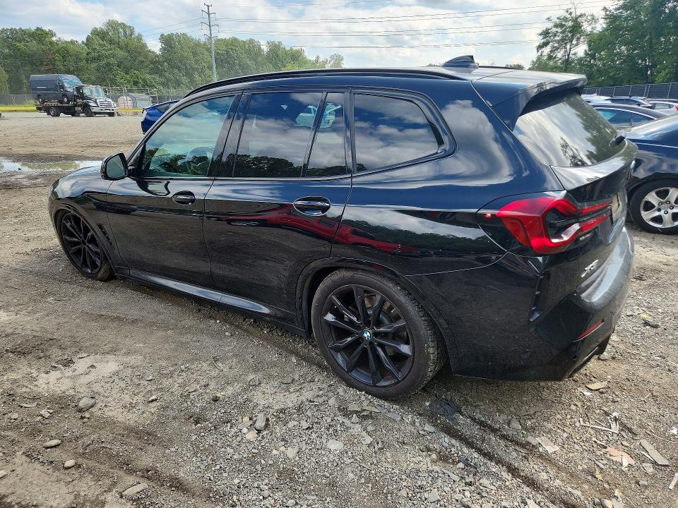 2024 BMW X3 VIN 5UX53DP05R9T66036 COPART salvage auction — UNDERCARRIAGE, Md - Cert Of Salvage > 75% Damage, sold $20,300 on 2026-09-04 (photo 2)