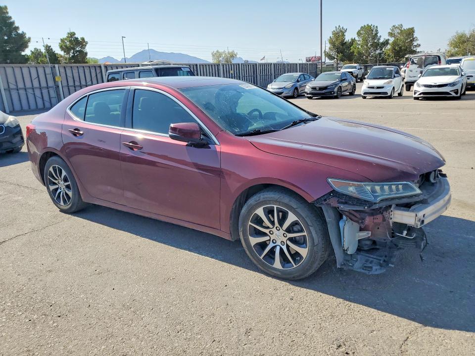 2016 Acura Tlx VIN 19UUB1F30GA007846 COPART salvage auction — FRONT END, Tx - Salvage Vehicle Title, sold $2,350 on 2026-07-31 (photo 4)