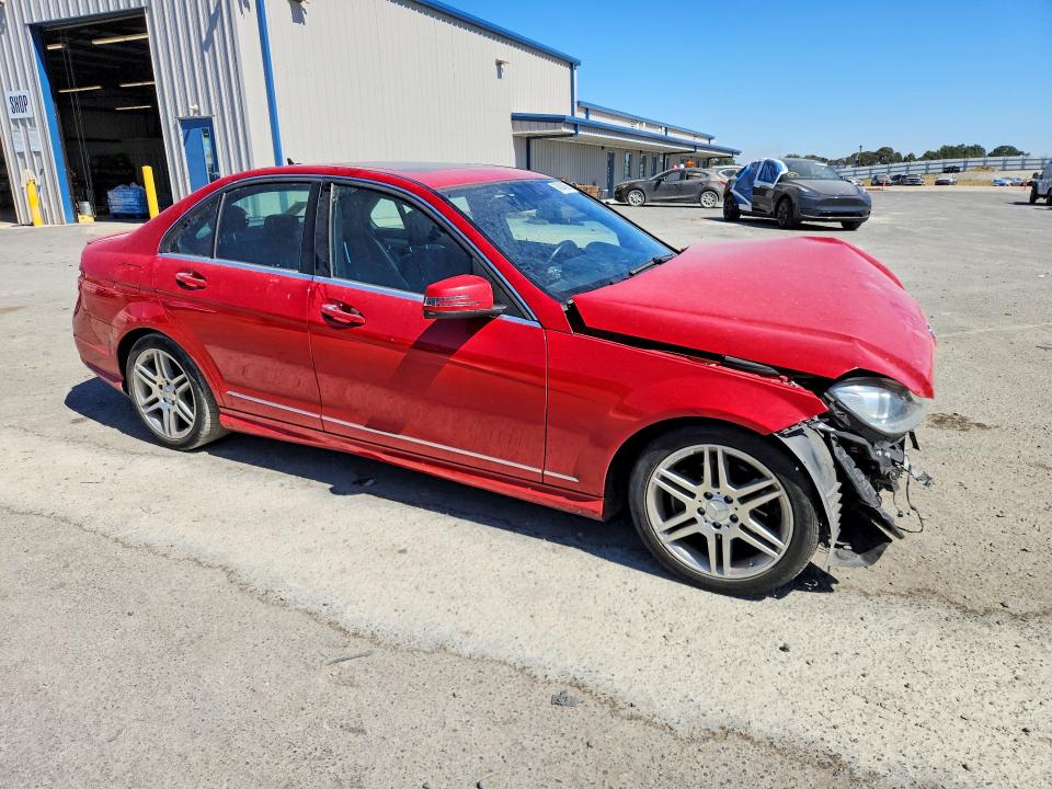 2013 Mercedes-benz VIN WDDGF4HB1DR286880 COPART salvage auction — FRONT END, Ca - Salvage Certificate, sold $475 on 2026-07-28 (photo 4)
