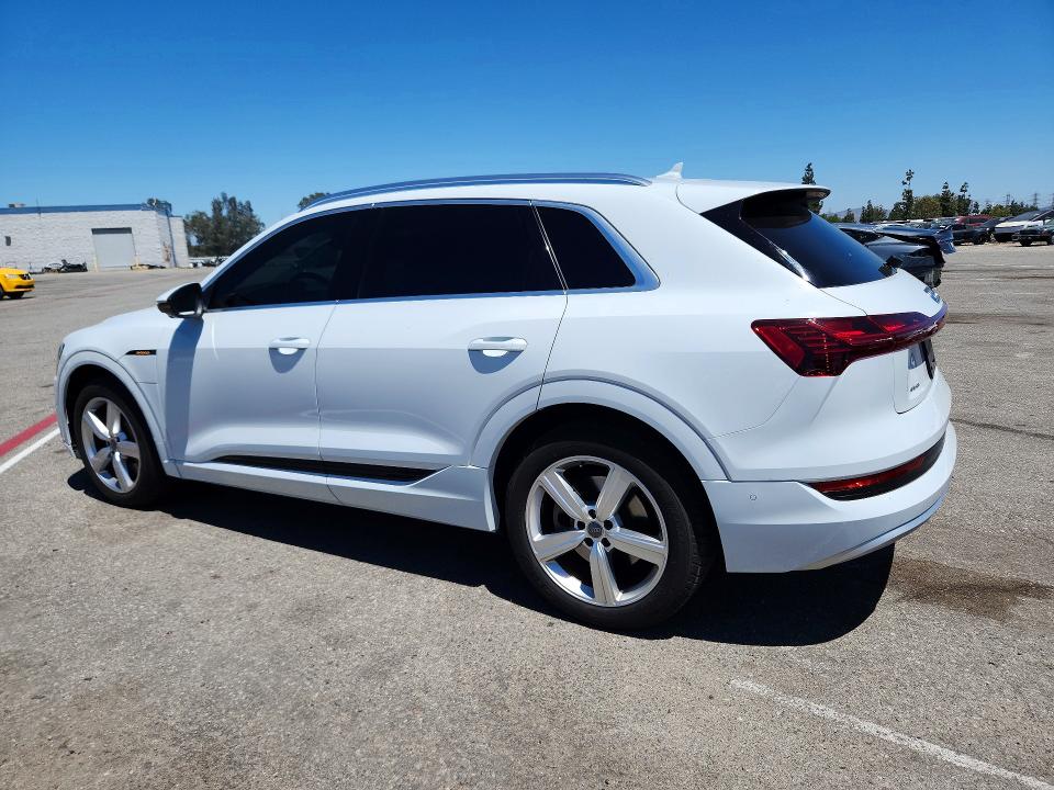 2019 Audi E-tron VIN WA1LAAGE6KB005397 COPART salvage auction — FRONT END, CA - SALVAGE CERTIFICATE, sold $13,200 on 2026-07-23 (photo 2)