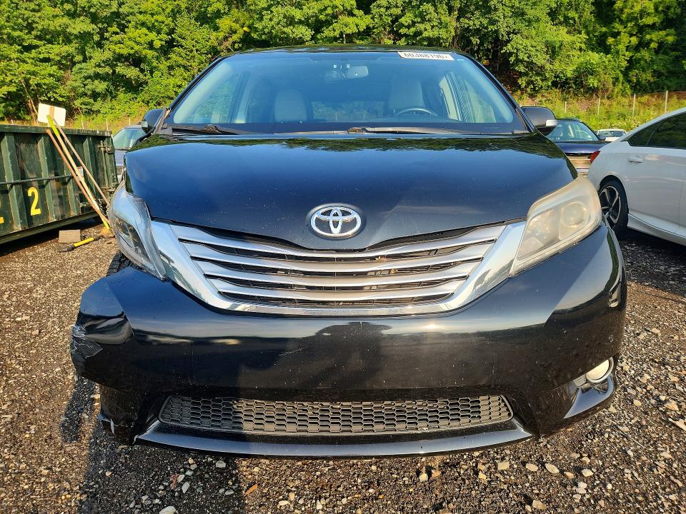 2015 Toyota Sienna VIN 5TDDK3DC3FS106899 COPART salvage auction — FRONT END, Ct - Cert Of Title-Salvage, sold $500 on 2026-07-28 (photo 5)