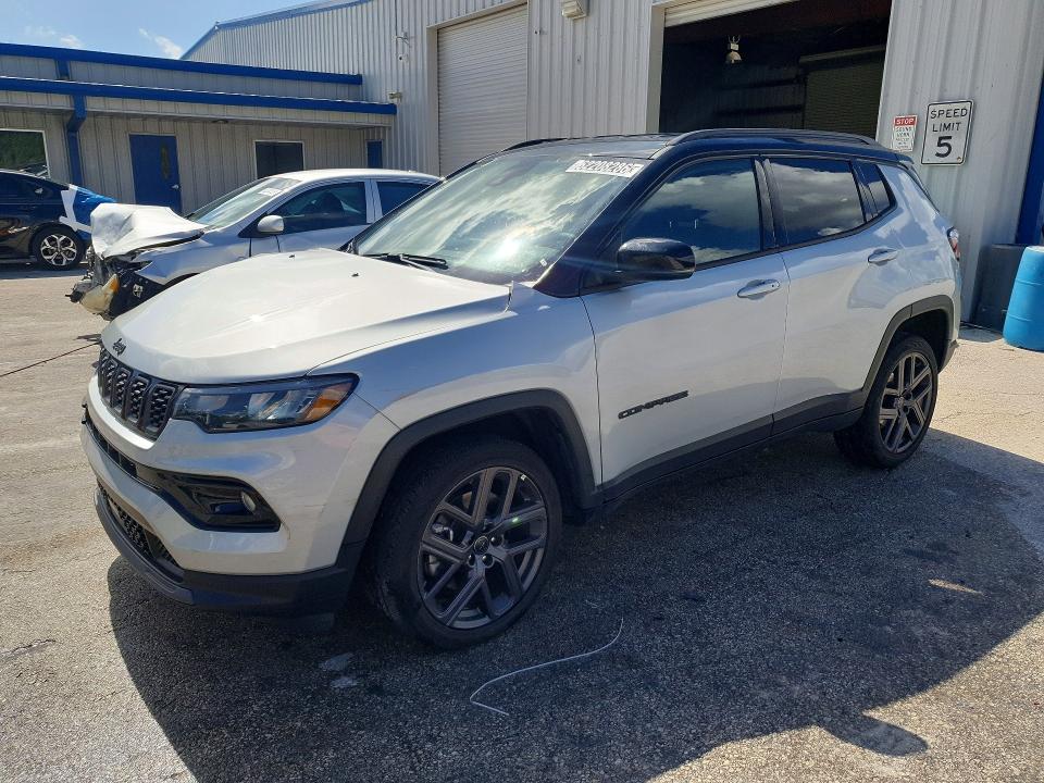 2026 Jeep Compass VIN 3C4NJDCN4TT188174 COPART salvage auction — FRONT END, Fl - Certificate Of Title (P), sold $12,000 on 2026-07-27 (photo 1)